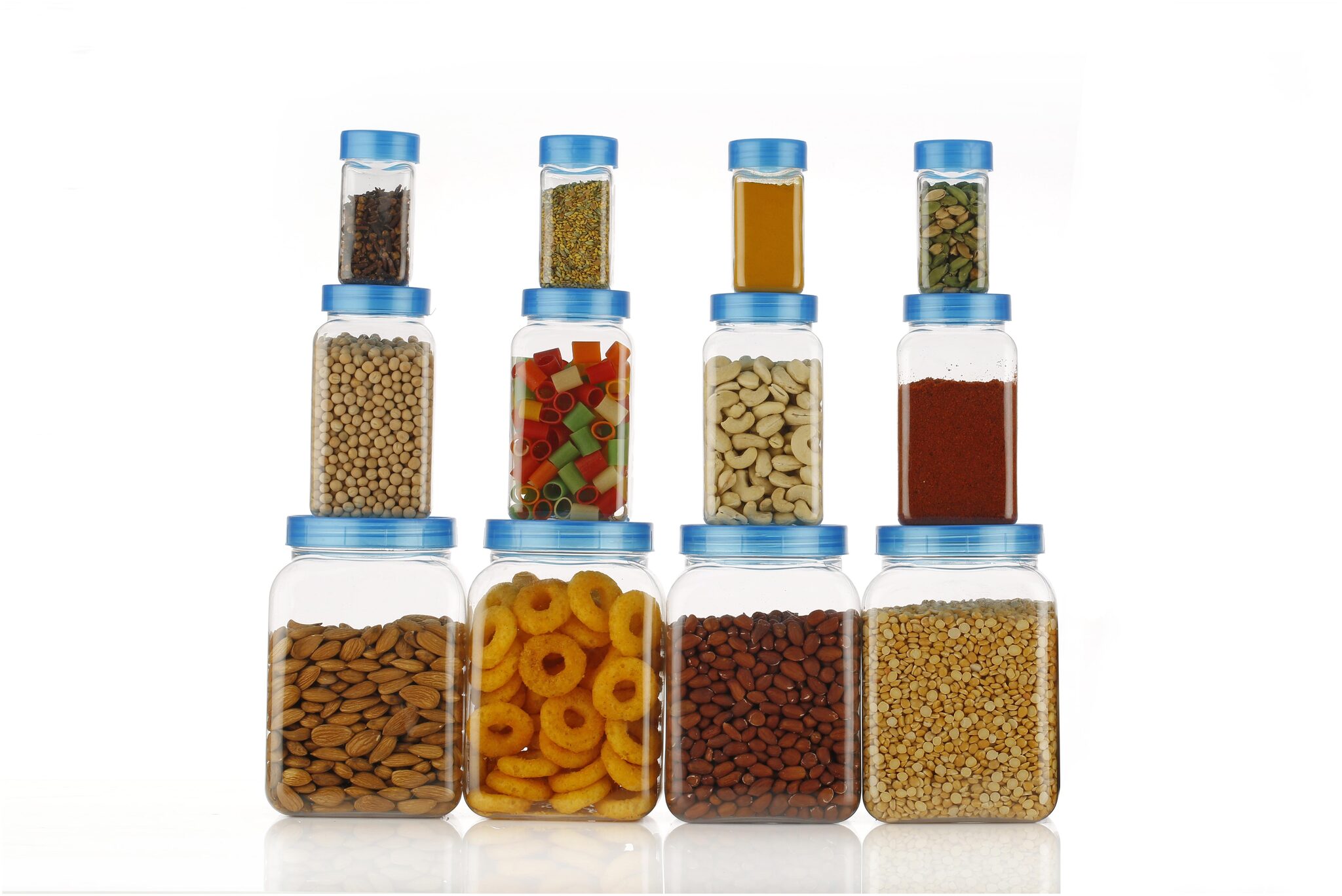 Osious Canisters Jars Set Container Box Kitchen Container Combo Set Of 12 - 200 ml 550 ml 1700 ml Plastic Grocery Container Fridge Container
Osious Canisters Jars Set Container Box Kitchen Container Combo Set Of 12 - 200 ml 550 ml 1700 ml Plastic Grocery Container Fridge Container