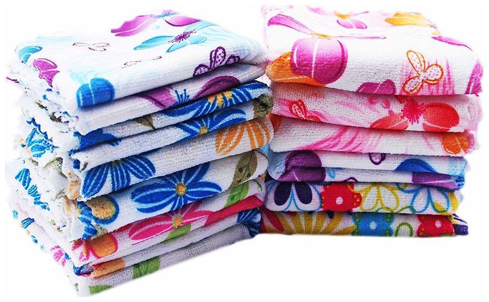 Peponi 24 pcs Flowers Print Face Hanky Face Towels size- 25 CM X 25 CM Multi Color Multi Design
Peponi 24 pcs Flowers Print Face Hanky Face Towels size- 25 CM X 25 CM Multi Color Multi Design