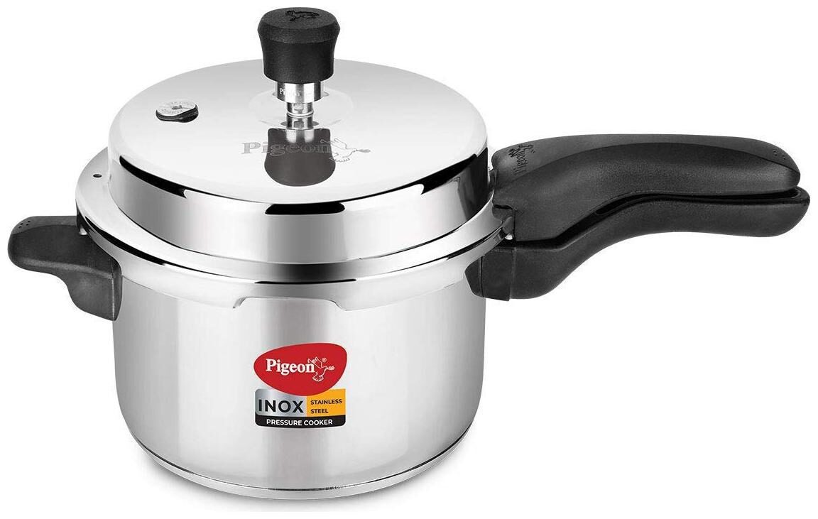 Pigeon by stovekraft Stainless Steel 3 L Induction Bottom Outer Lid Pressure Cooker - Set of 1 ISI Certified
Pigeon by stovekraft Stainless Steel 3 L Induction Bottom Outer Lid Pressure Cooker - Set of 1 ISI Certified