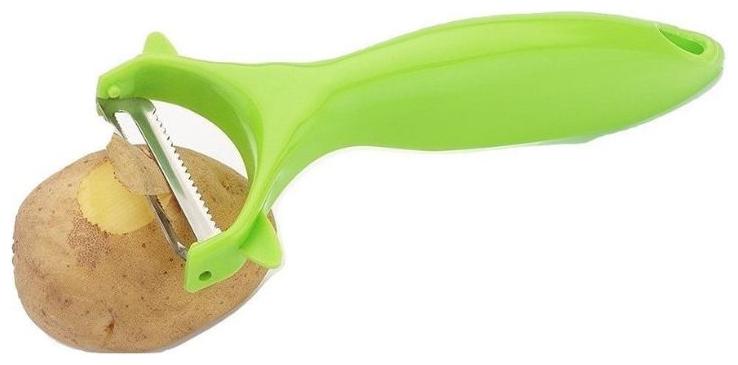 Plastic Green Multi-Function 2-in-1 Fruits and Vegetable Peeler Stainless Steel Blades with Soft Grip Rotatable Fruits and Vegetables Movable Peeler Slicer 1pc
Plastic Green Multi-Function 2-in-1 Fruits and Vegetable Peeler Stainless Steel Blades with Soft Grip Rotatable Fruits and Vegetables Movable Peeler Slicer 1pc