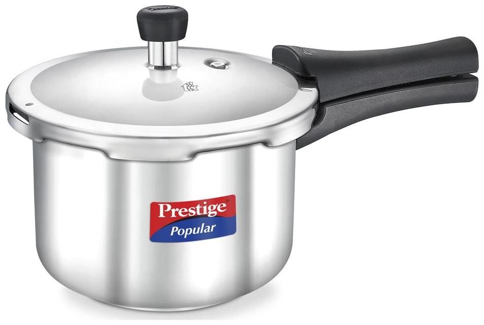 Prestige Popular Stainless Steel 5 L Induction Bottom Outer Lid Pressure Cooker - Set of 1 ISI Certified
Prestige Popular Stainless Steel 5 L Induction Bottom Outer Lid Pressure Cooker - Set of 1 ISI Certified