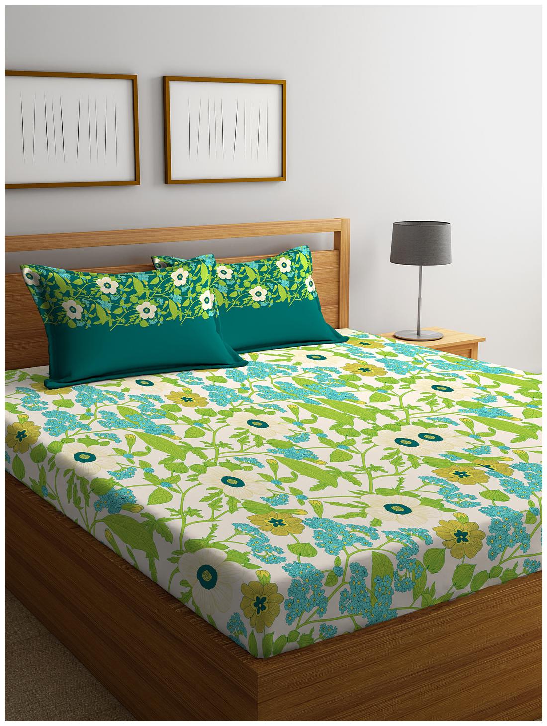 Portico New York Cotton Printed Double Size Bedsheet 144 TC ( 1 Bedsheet With 2 Pillow Covers Multi )
Portico New York Cotton Printed Double Size Bedsheet 144 TC ( 1 Bedsheet With 2 Pillow Covers Multi )