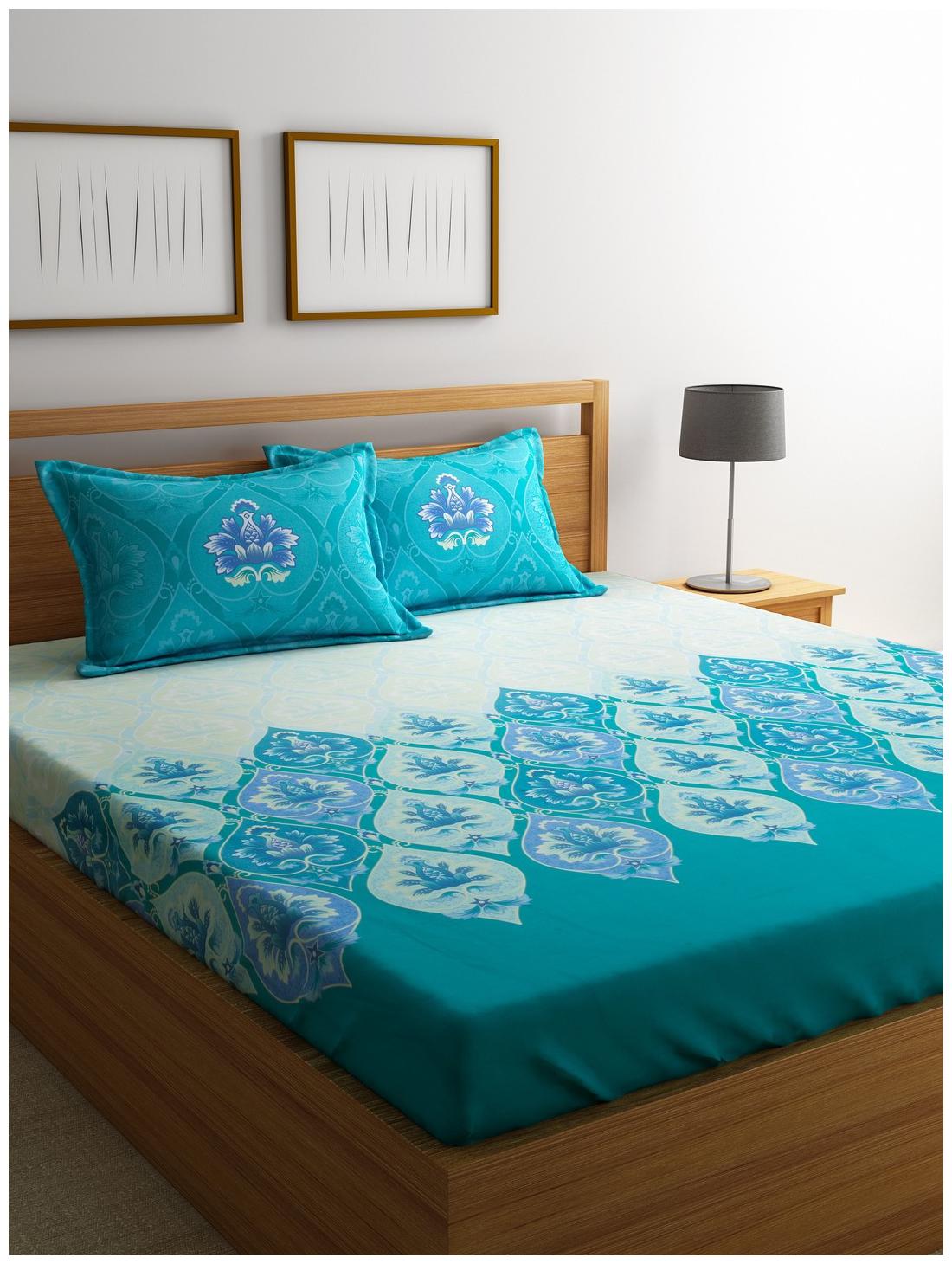 Portico New York Cotton Printed King Size Bedsheet 144 TC ( 1 Bedsheet With 2 Pillow Covers Multi )
Portico New York Cotton Printed King Size Bedsheet 144 TC ( 1 Bedsheet With 2 Pillow Covers Multi )