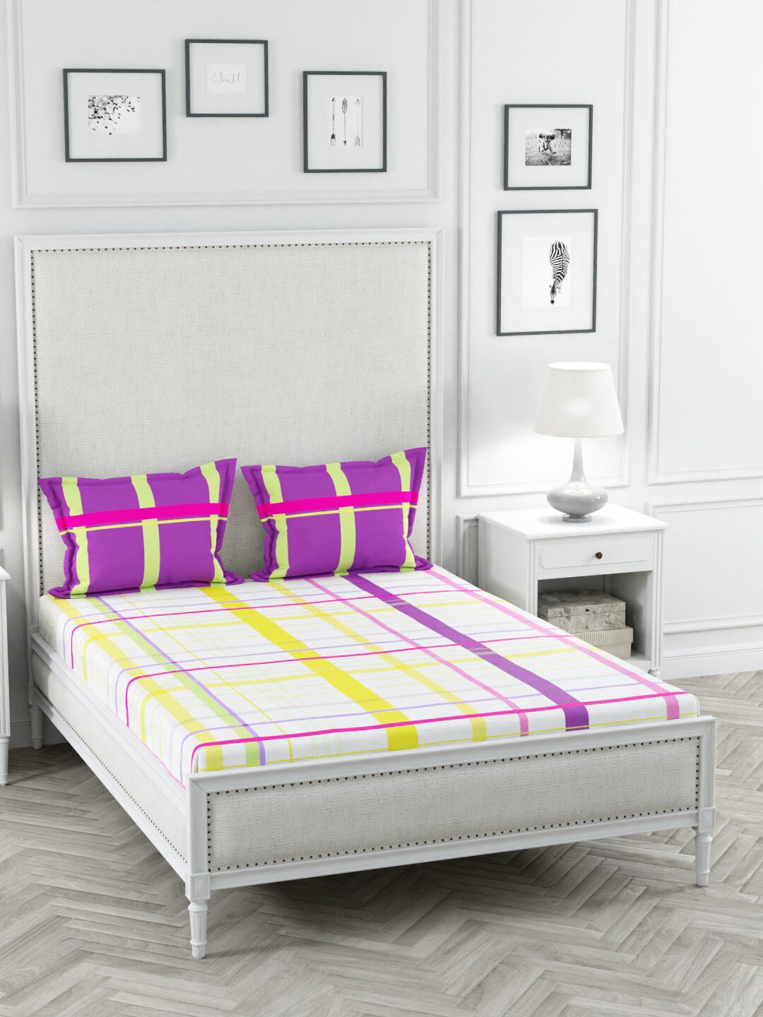 Portico New York Cotton Printed King Size Bedsheet 144 TC ( 1 Bedsheet With 2 Pillow Covers Multi )
Portico New York Cotton Printed King Size Bedsheet 144 TC ( 1 Bedsheet With 2 Pillow Covers Multi )