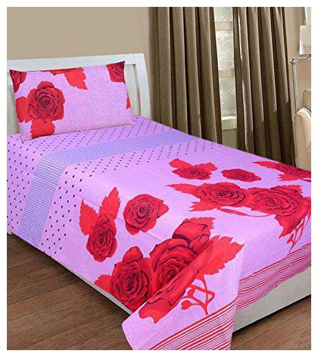 JMT Cotton Floral Single Size Bedsheet 120 TC ( 1 Bedsheet With 1 Pillow Covers Multi )
JMT Cotton Floral Single Size Bedsheet 120 TC ( 1 Bedsheet With 1 Pillow Covers Multi )