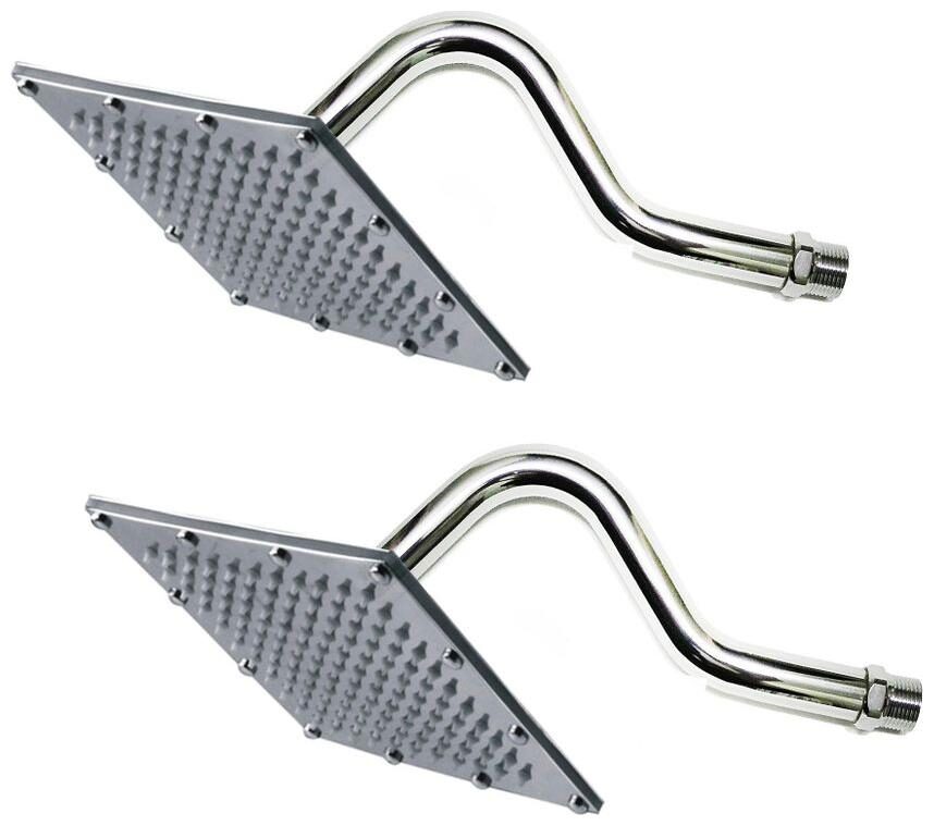 Prestige 6x6 Sandwich Rain Shower Head with 30 48 cm (12 inch) S-Type Arm -Pack of 2
Prestige 6x6 Sandwich Rain Shower Head with 30 48 cm (12 inch) S-Type Arm -Pack of 2