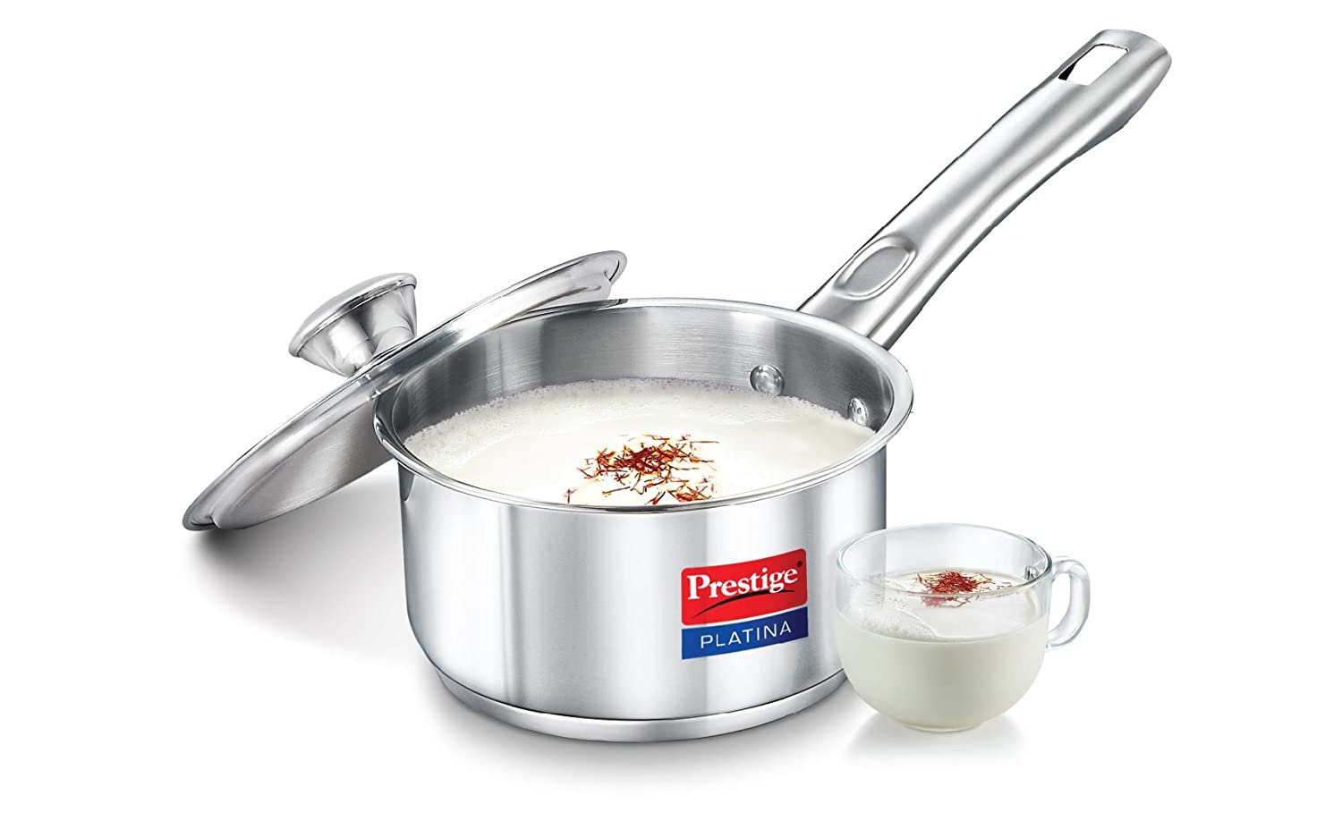 Prestige Platina Induction Base Stainless Steel Sauce Pan 160mm 1 5 Litres Metallic Steel
Prestige Platina Induction Base Stainless Steel Sauce Pan 160mm 1 5 Litres Metallic Steel