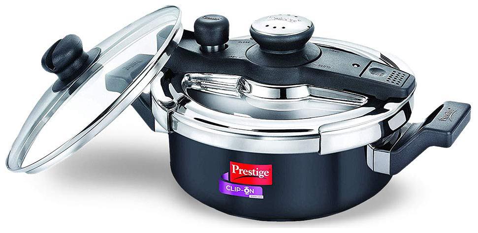 Prestige Svachh Hard-Anodized Aluminium 3 L Induction Bottom Outer Lid Pressure Cooker - Set of 1 ISI Certified
Prestige Svachh Hard-Anodized Aluminium 3 L Induction Bottom Outer Lid Pressure Cooker - Set of 1 ISI Certified
