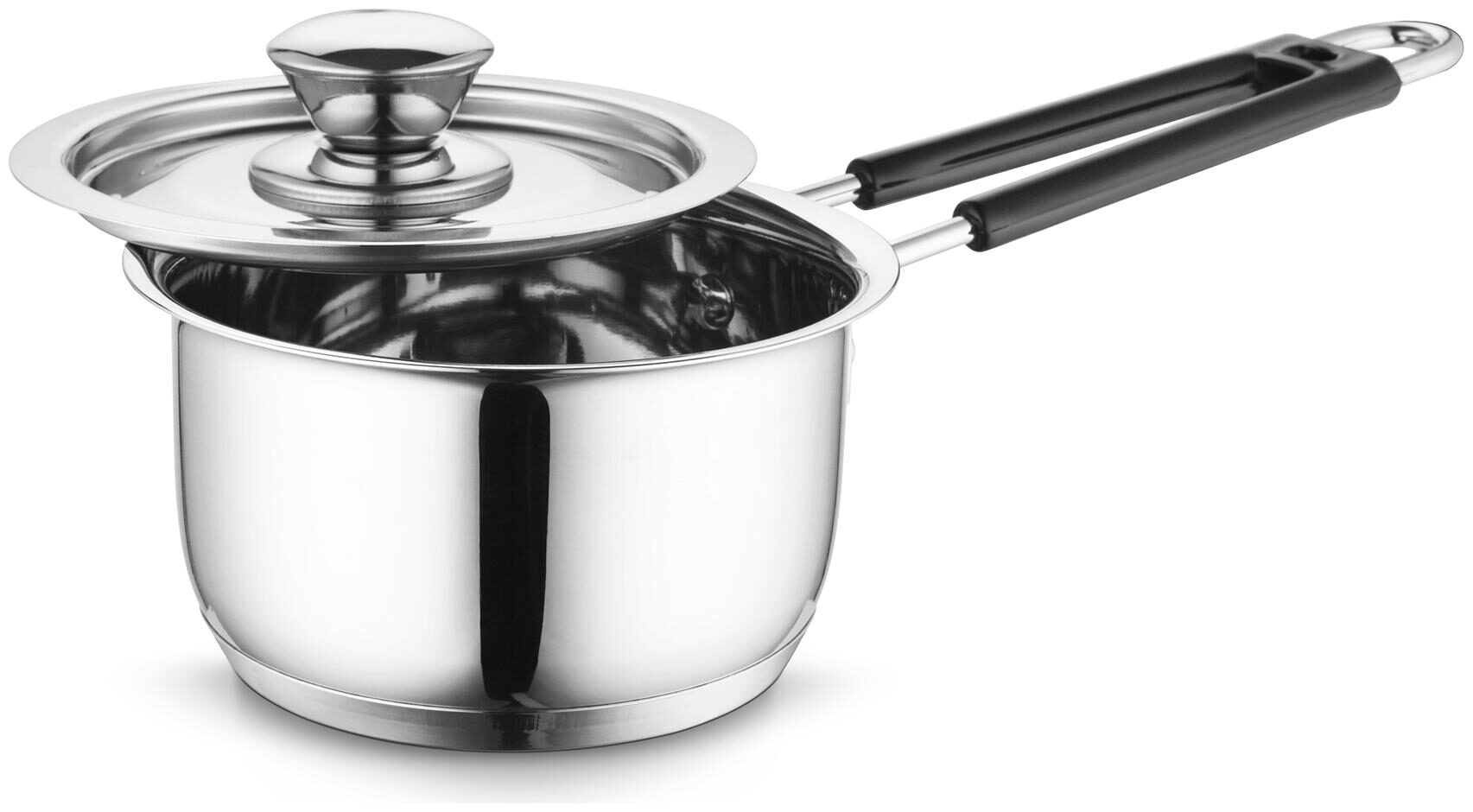 Profusion Stainless Steel Induction Base Sauce Pan with stainless steel lid- (Silver 1 PC- Capacity- 2 5 Litre)
Profusion Stainless Steel Induction Base Sauce Pan with stainless steel lid- (Silver 1 PC- Capacity- 2 5 Litre)