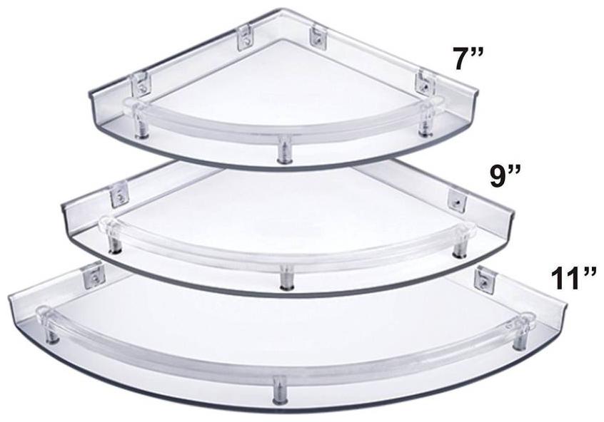 PSSS Unbreakable wall corner shelf Acrylic Wall Shelf (Number of Shelves - 3 Clear)
PSSS Unbreakable wall corner shelf Acrylic Wall Shelf (Number of Shelves - 3 Clear)