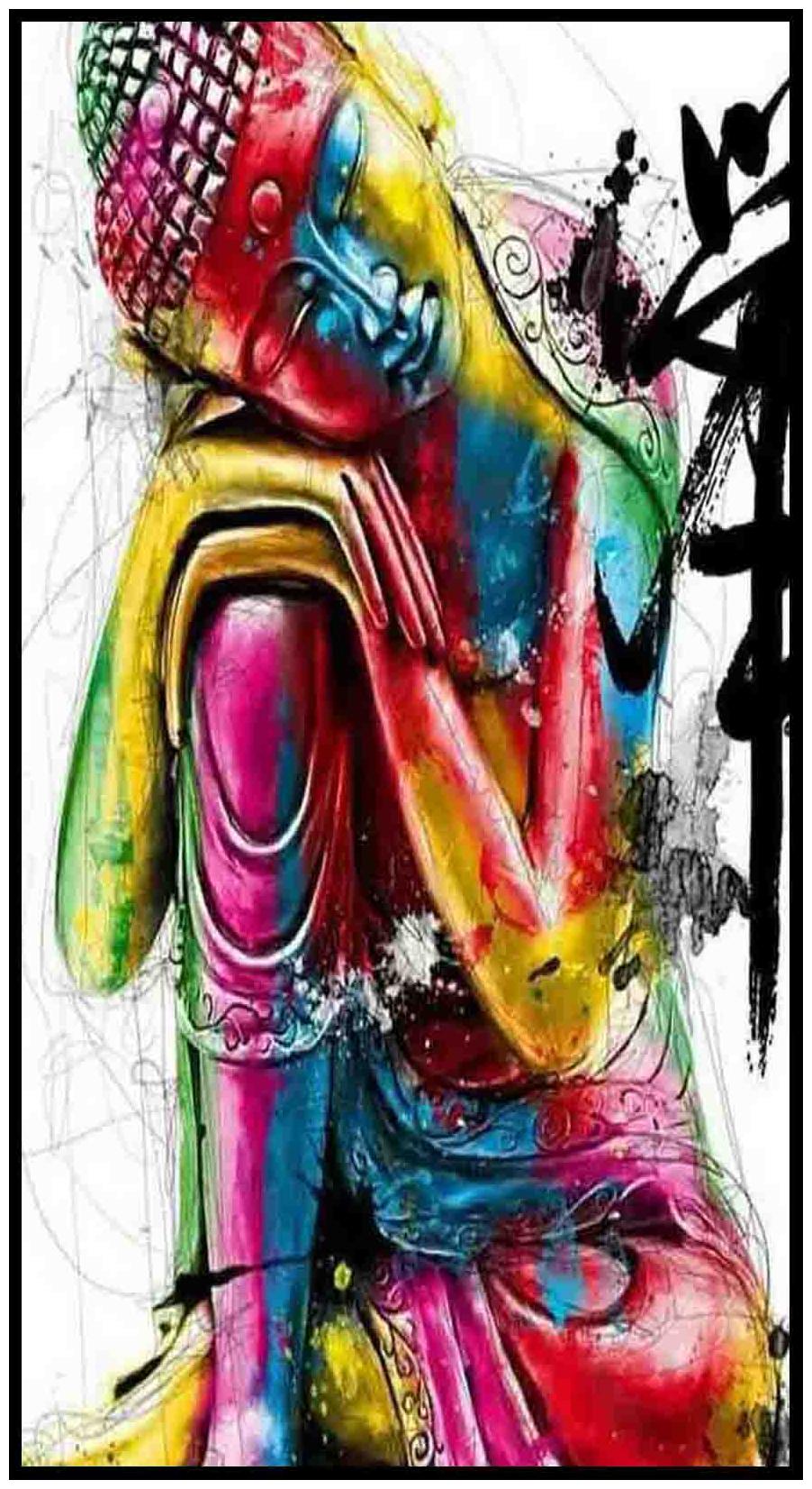 Purvani Wall Arts Sticker on MDF Board 7 x 4 inches
