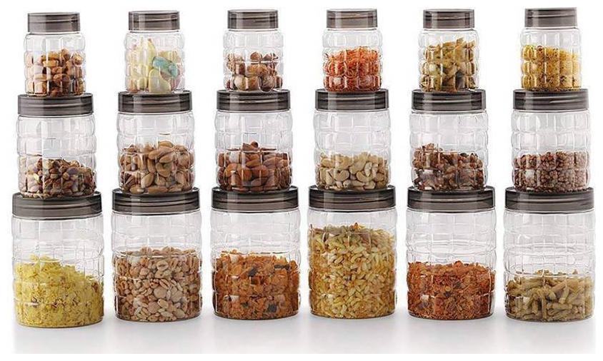 r Multipurpose usage Container (Pack of 18 Grey) - 300 ml 650 ml 1200 ml Plastic Grocery Container
r Multipurpose usage Container (Pack of 18 Grey) - 300 ml 650 ml 1200 ml Plastic Grocery Container