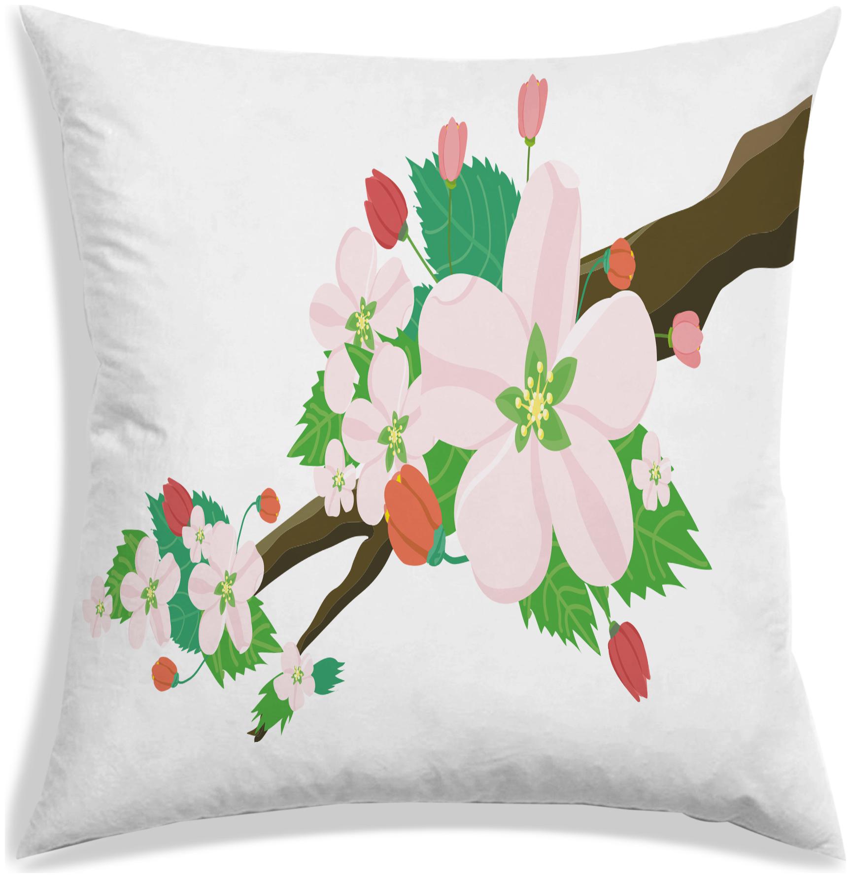 RADANYA Polyester Floral Printed Cushion Cover-18x18 inch-White-With one Pc Filler
RADANYA Polyester Floral Printed Cushion Cover-18x18 inch-White-With one Pc Filler