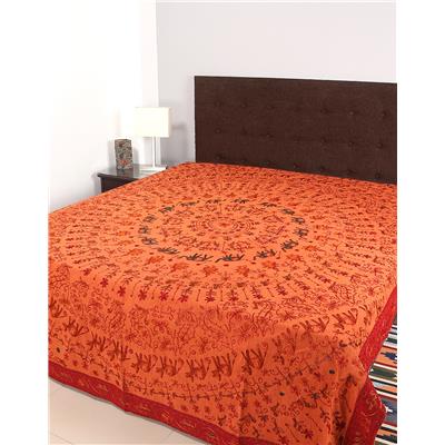 Rajrang Cotton Printed Double Size Bedsheet 104 TC ( 1 Bedsheet With 2 Pillow Covers Orange )
Rajrang Cotton Printed Double Size Bedsheet 104 TC ( 1 Bedsheet With 2 Pillow Covers Orange )