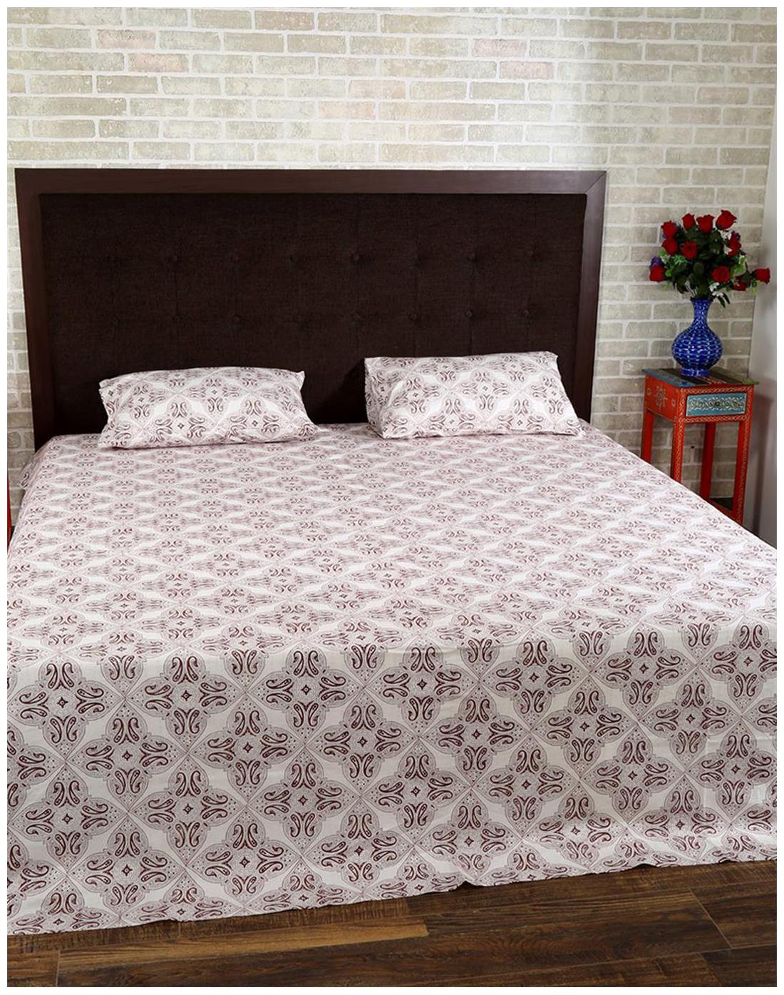 Rajrang Cotton Printed Double Size Bedsheet 104 TC ( 1 Bedsheet With 2 Pillow Covers Multi )
Rajrang Cotton Printed Double Size Bedsheet 104 TC ( 1 Bedsheet With 2 Pillow Covers Multi )