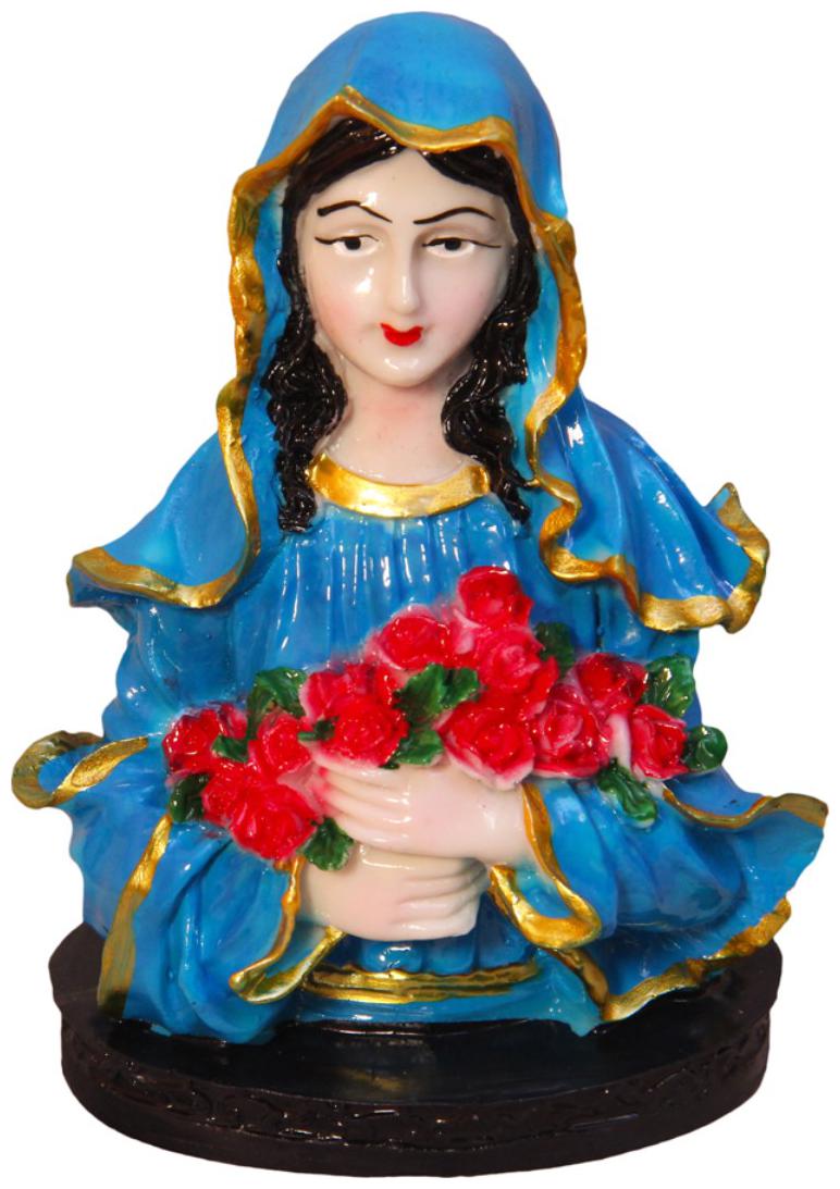 Red Ballons Holy Religious Idols of Mother Mary with red Roses Premium Statue Showpiece (H 14 cm x W 11 cm x D 7 5 cm)
Red Ballons Holy Religious Idols of Mother Mary with red Roses Premium Statue Showpiece (H 14 cm x W 11 cm x D 7 5 cm)