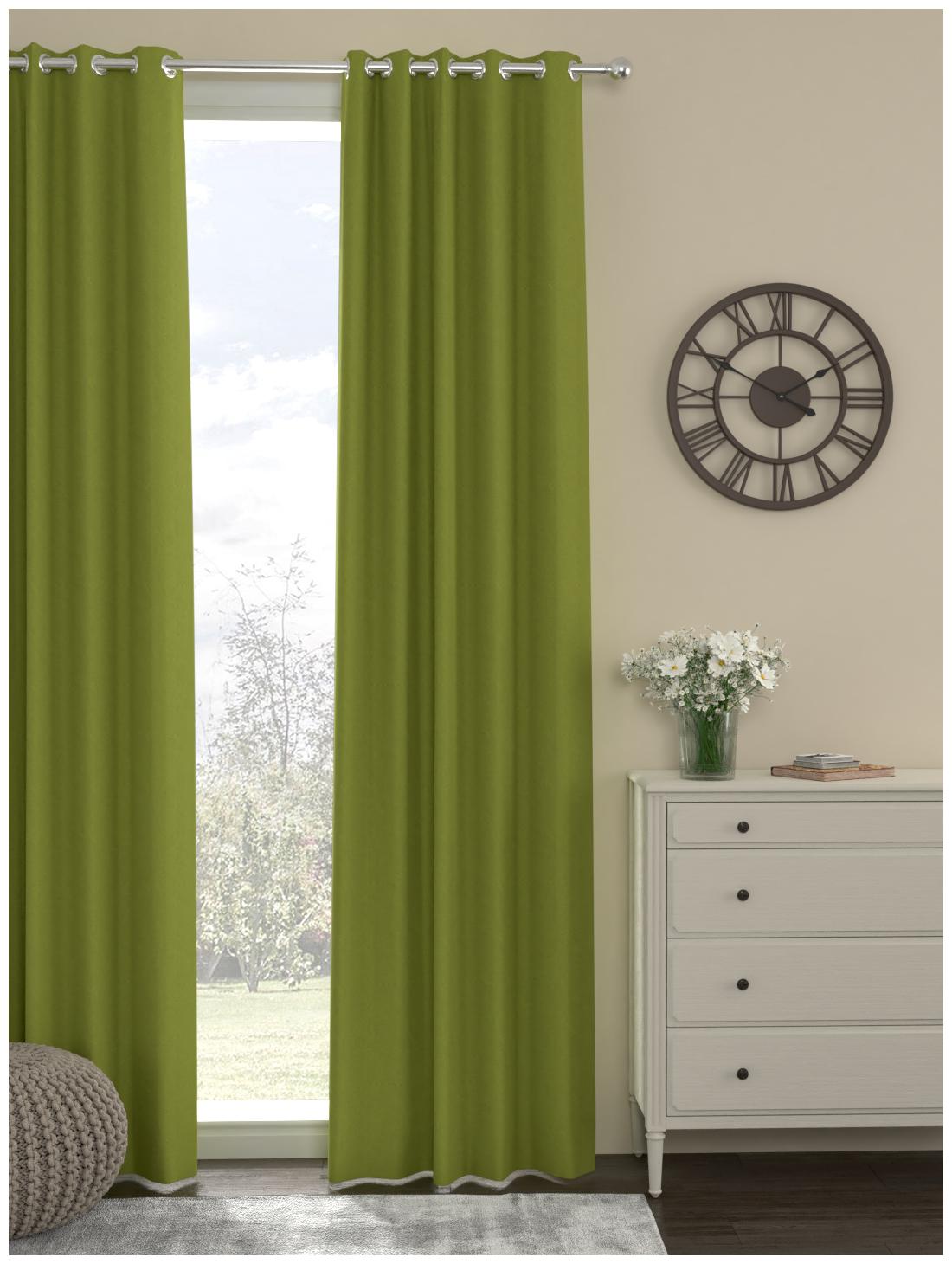 Rosara Home Polyester Long Door Blackout Green Regular Curtain ( Eyelet Closure Solid )
Rosara Home Polyester Long Door Blackout Green Regular Curtain ( Eyelet Closure Solid )