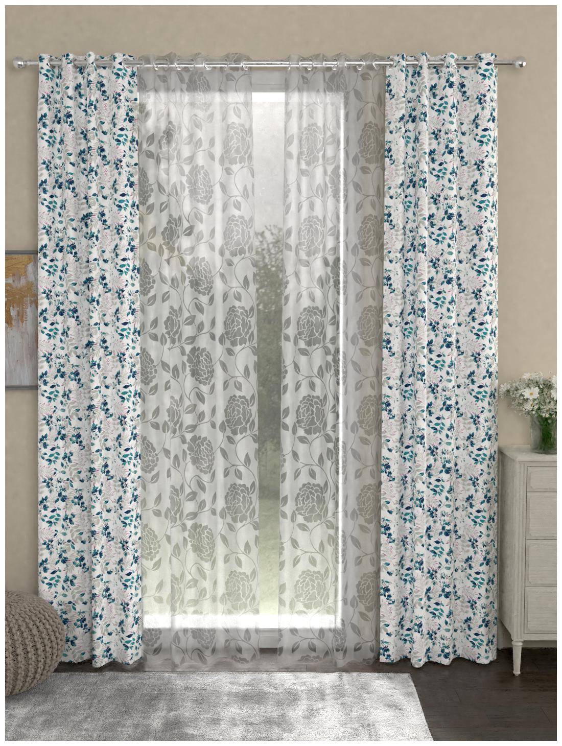 Rosara Home Polyester Door Blackout Pink Regular Curtain ( Eyelet Closure Printed )
Rosara Home Polyester Door Blackout Pink Regular Curtain ( Eyelet Closure Printed )