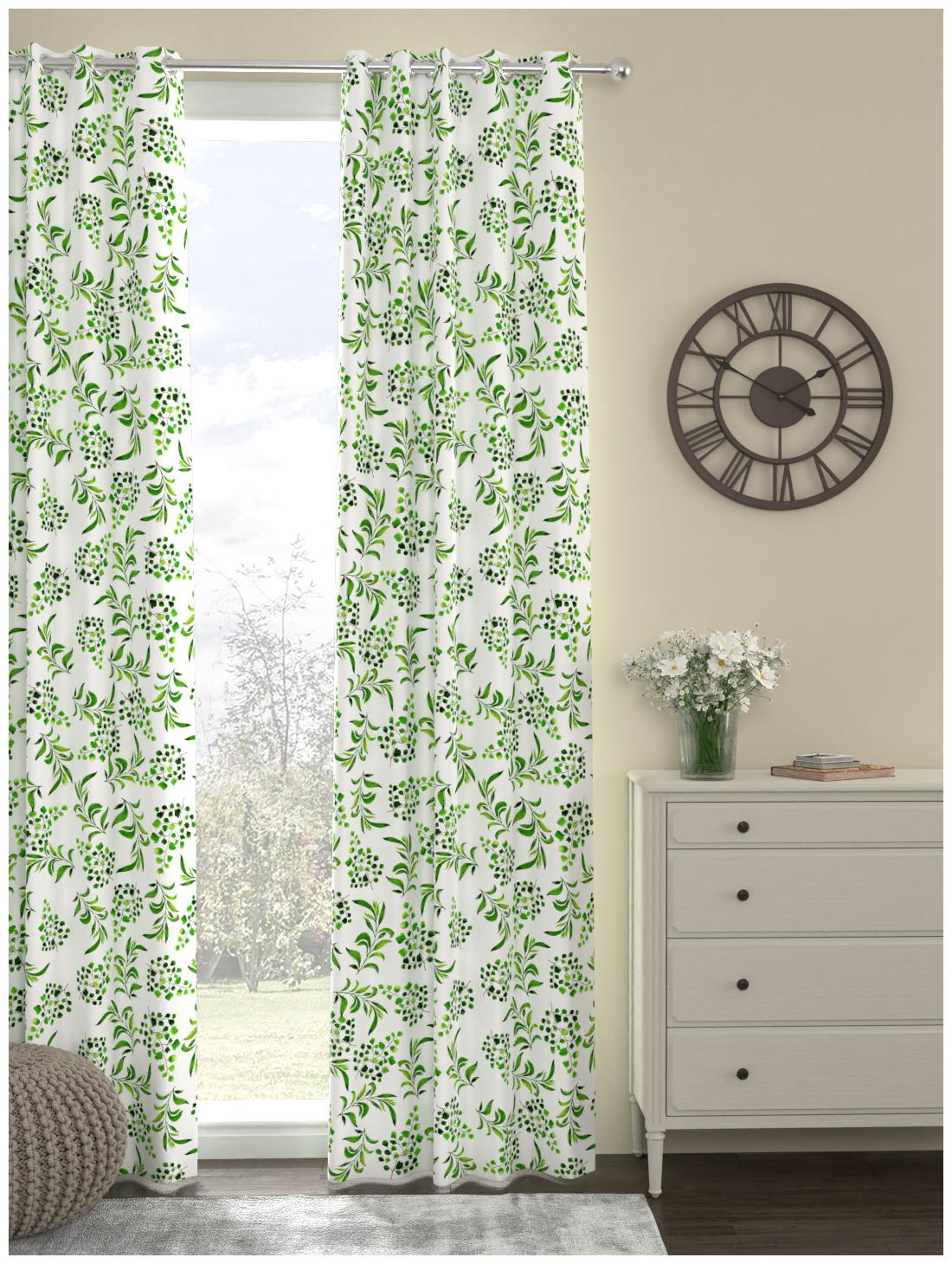 Rosara Home Polyester Long Door Blackout Green Regular Curtain ( Eyelet Closure Printed )
Rosara Home Polyester Long Door Blackout Green Regular Curtain ( Eyelet Closure Printed )