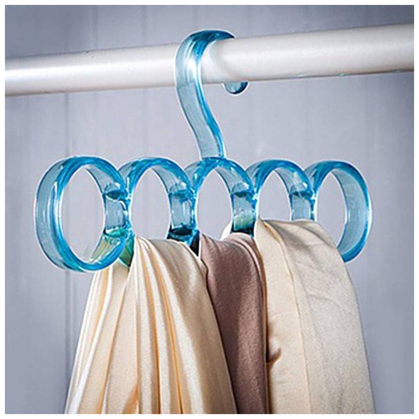 Round Scarf Shawl Belt Tie Hangers High Quality Durable Clothes Hanger Hook Holder Tools (MultiColor) 1Pc
Round Scarf Shawl Belt Tie Hangers High Quality Durable Clothes Hanger Hook Holder Tools (MultiColor) 1Pc
