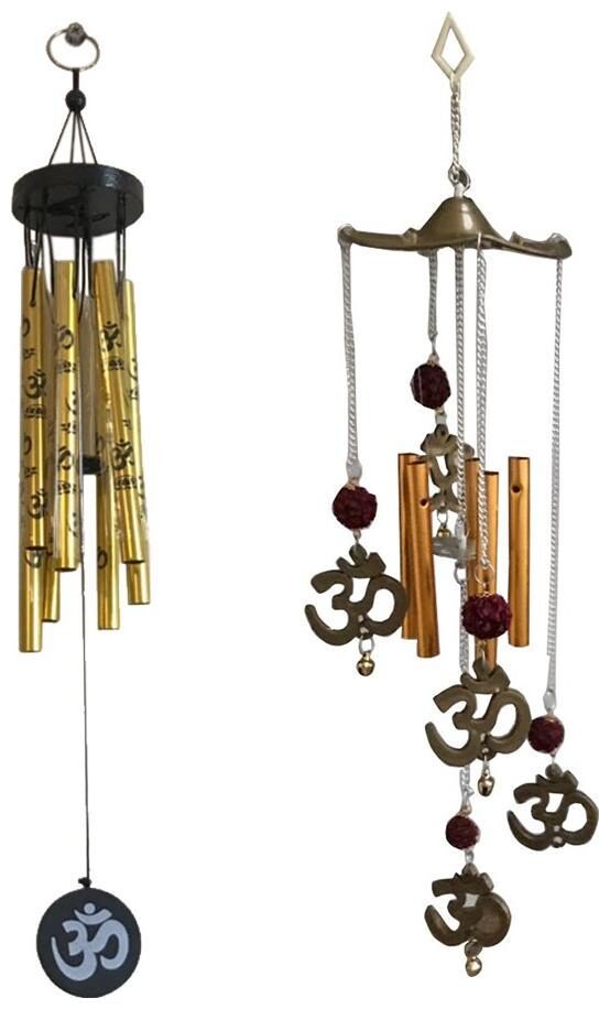 Ryme Feng Shui Combo of Om Golden Wind Chime with 7 Pipe and Om Rudraksa Wind Chime
Ryme Feng Shui Combo of Om Golden Wind Chime with 7 Pipe and Om Rudraksa Wind Chime