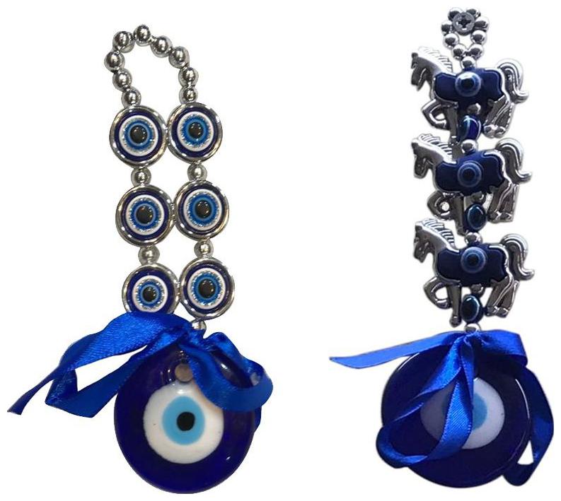 Ryme Vastu Feng Shui Evil Eye with Six Ball And Three Horse Evil Eye Door Hanging for Luck and Prosperity 
Ryme Vastu Feng Shui Evil Eye with Six Ball And Three Horse Evil Eye Door Hanging for Luck and Prosperity