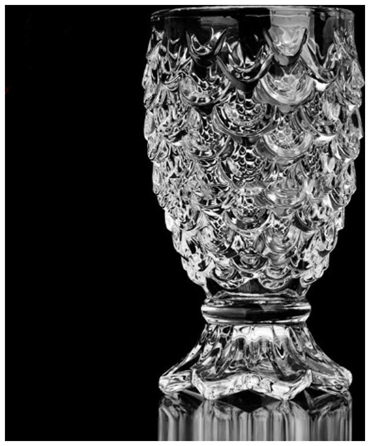 Sajawat House 100 Crystal Clear Pineapple Shaped Juice Glass Whiskey Glasses Drinking Glass 250 ml
Sajawat House 100 Crystal Clear Pineapple Shaped Juice Glass Whiskey Glasses Drinking Glass 250 ml