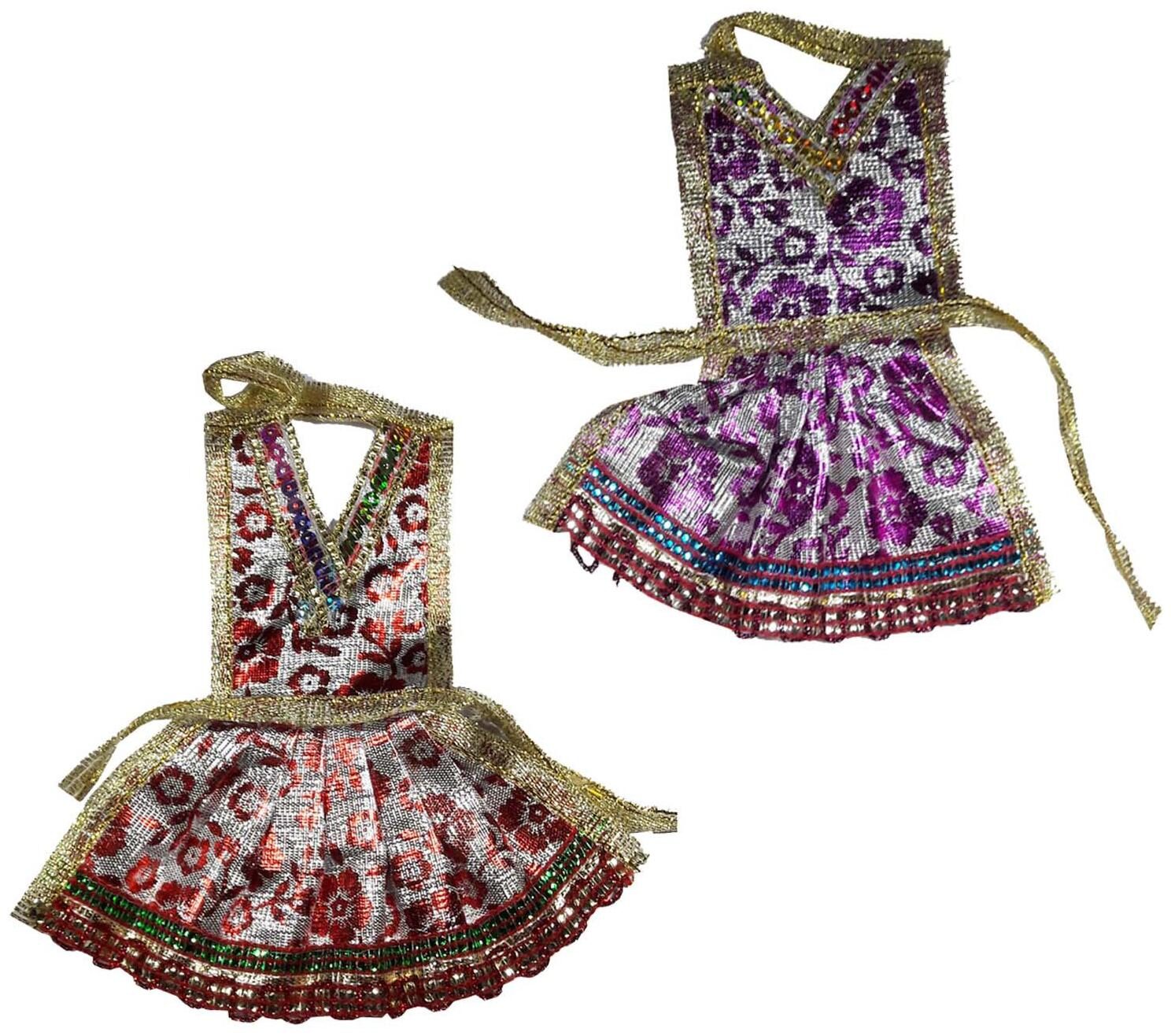 Salvus App Solutions Beautifully Multicolor Devi MATA Dress Poshak Set of 2 Devi Vastra 
Salvus App Solutions Beautifully Multicolor Devi MATA Dress Poshak Set of 2 Devi Vastra