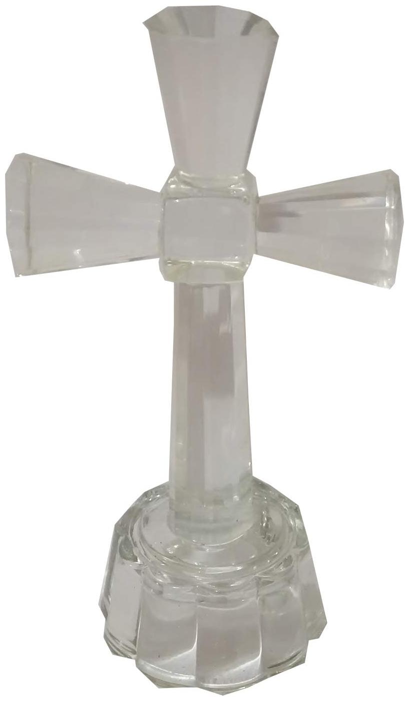 Salvus App Solutions Transparent Glass Religious Lord Jesus Christ Holy Cross Statue
Salvus App Solutions Transparent Glass Religious Lord Jesus Christ Holy Cross Statue
