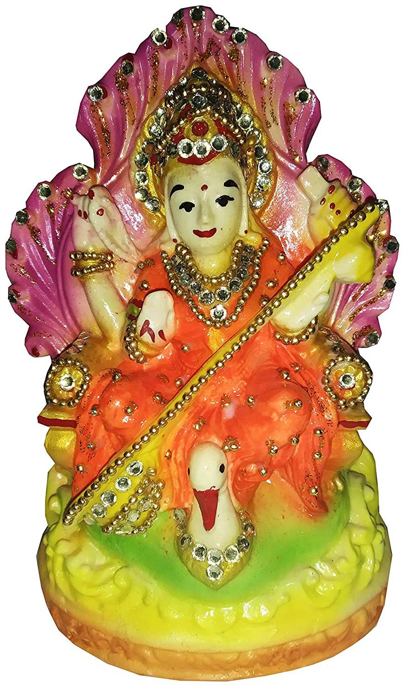 SALVUS APP SOLUTIONS Saraswati Idol Sarswati Mata Murti Goddess Saraswati Marble Statues for Home Office Puja Ghar (Multicolor)
SALVUS APP SOLUTIONS Saraswati Idol Sarswati Mata Murti Goddess Saraswati Marble Statues for Home Office Puja Ghar (Multicolor)