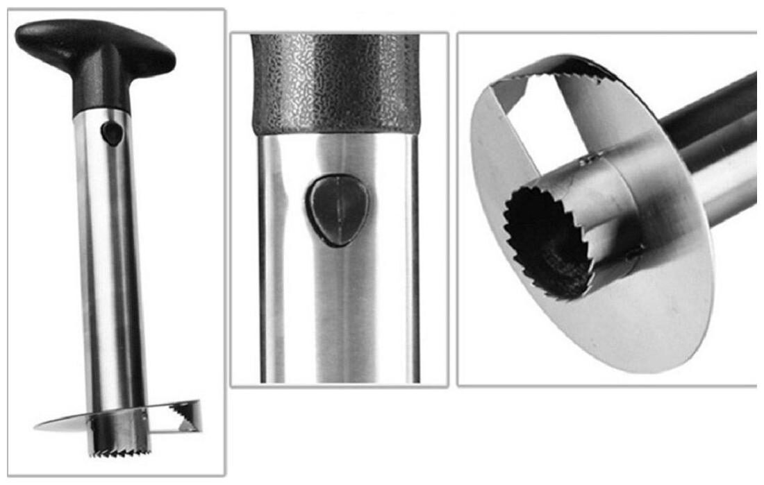 Sanyal Heavy Stainless Steel Fruit Pineapple Corer Slicer Peeler Kitchen Cutter Knife
Sanyal Heavy Stainless Steel Fruit Pineapple Corer Slicer Peeler Kitchen Cutter Knife