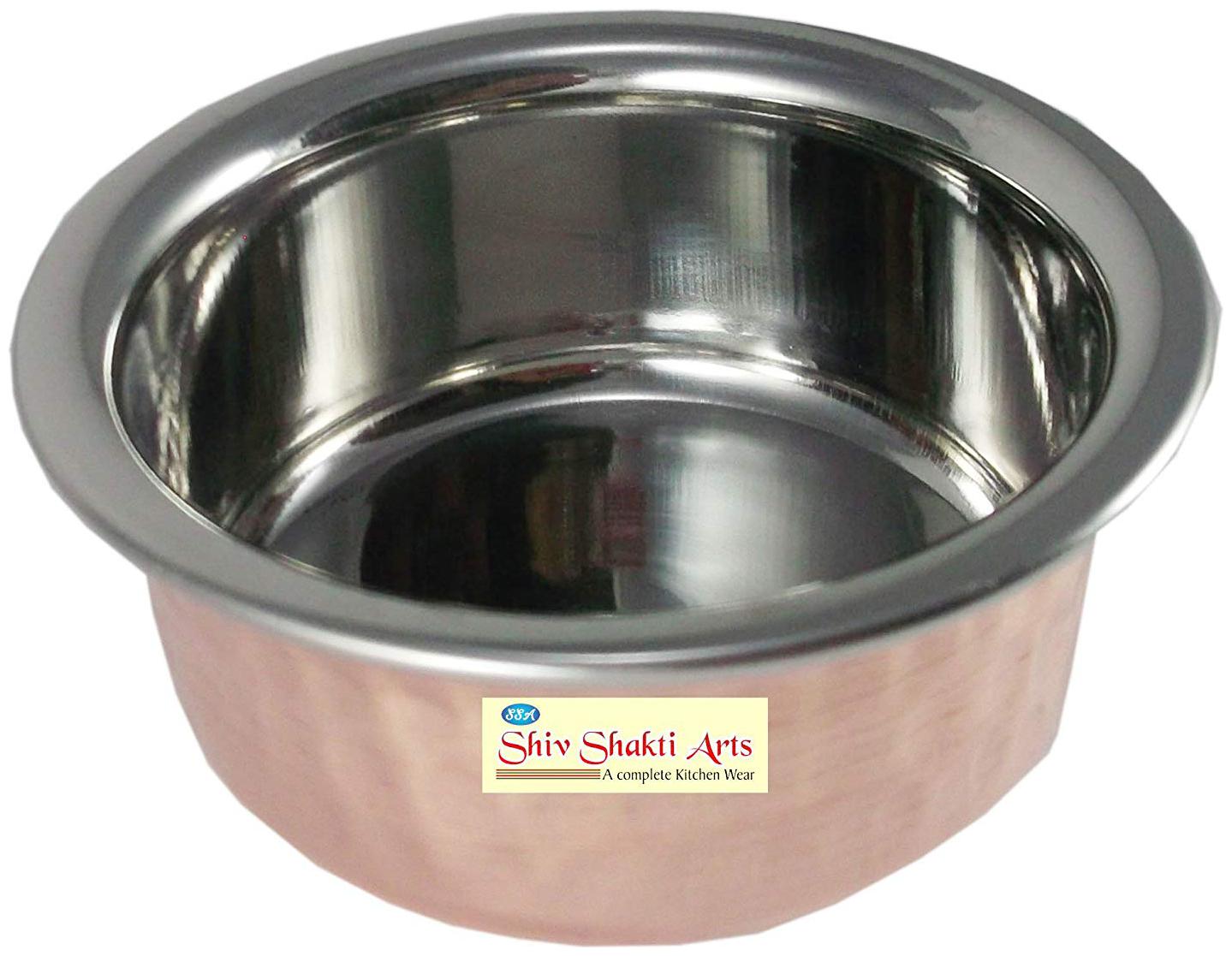 Shiv Shakti Arts Handmade Steel Copper Small Katori Bowl Capacity 100ml
Shiv Shakti Arts Handmade Steel Copper Small Katori Bowl Capacity 100ml