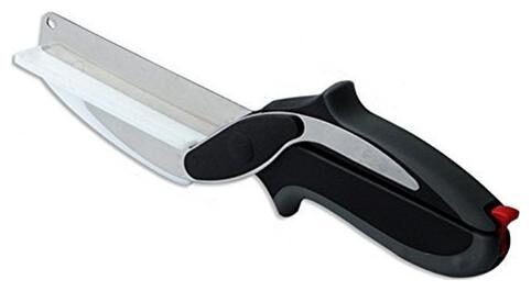 Shopeleven Clever Cutter 2 In 1 Food Chopper Slicer Dicer Vegetable Fruit Cutter Kitchen Scissors Knife Board
Shopeleven Clever Cutter 2 In 1 Food Chopper Slicer Dicer Vegetable Fruit Cutter Kitchen Scissors Knife Board