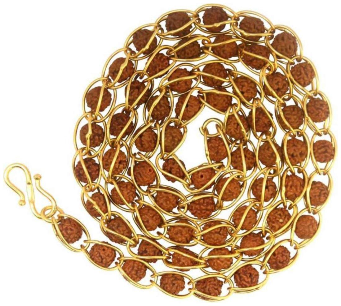 Shopping store Natural Rudraksha Japa Mala Wood Chain with Yellow Gold Plating for Unisex
Shopping store Natural Rudraksha Japa Mala Wood Chain with Yellow Gold Plating for Unisex