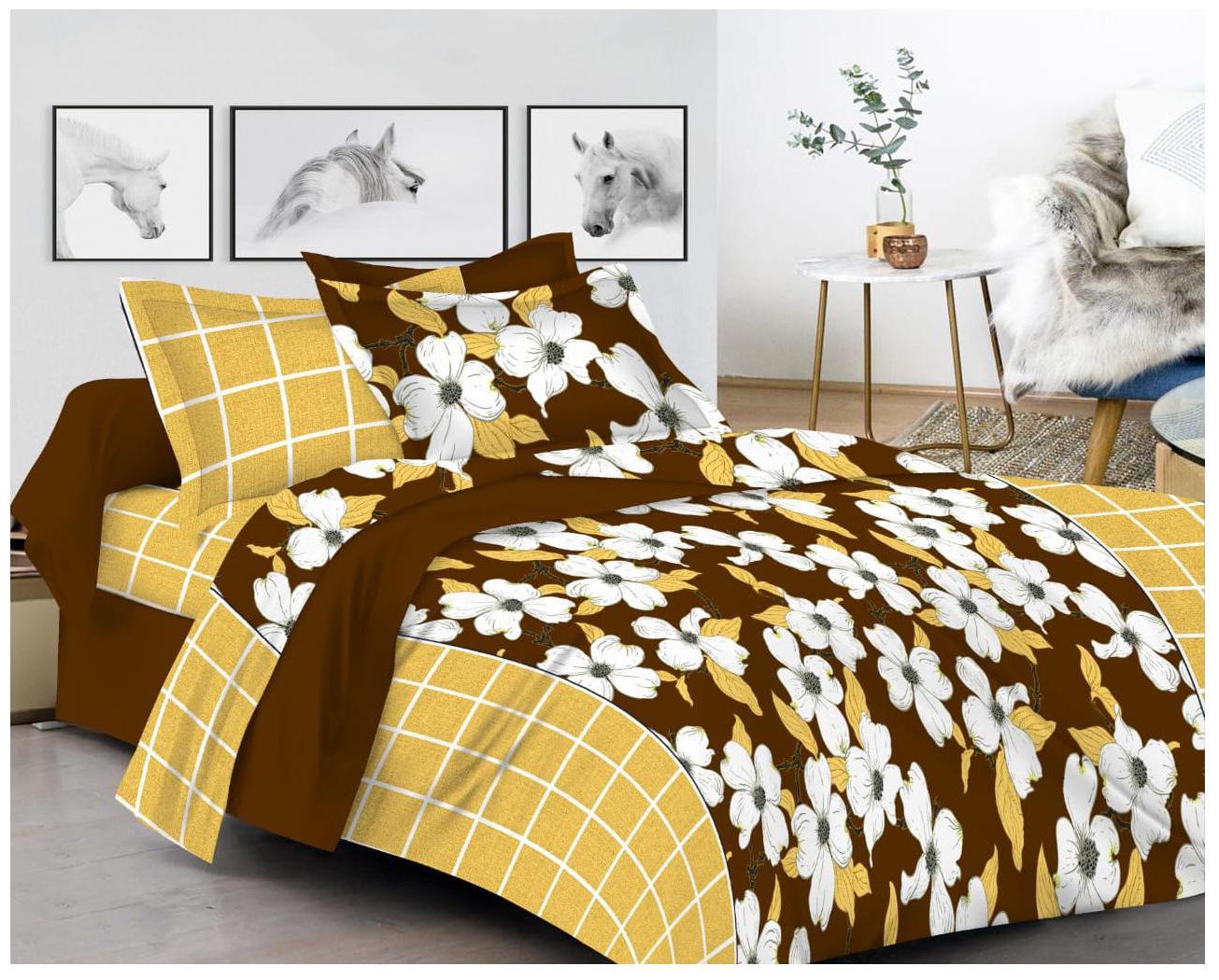 Shree Jee Cotton Floral King Size Bedsheet 130 TC ( 1 Bedsheet With 2 Pillow Covers Brown )
Shree Jee Cotton Floral King Size Bedsheet 130 TC ( 1 Bedsheet With 2 Pillow Covers Brown )