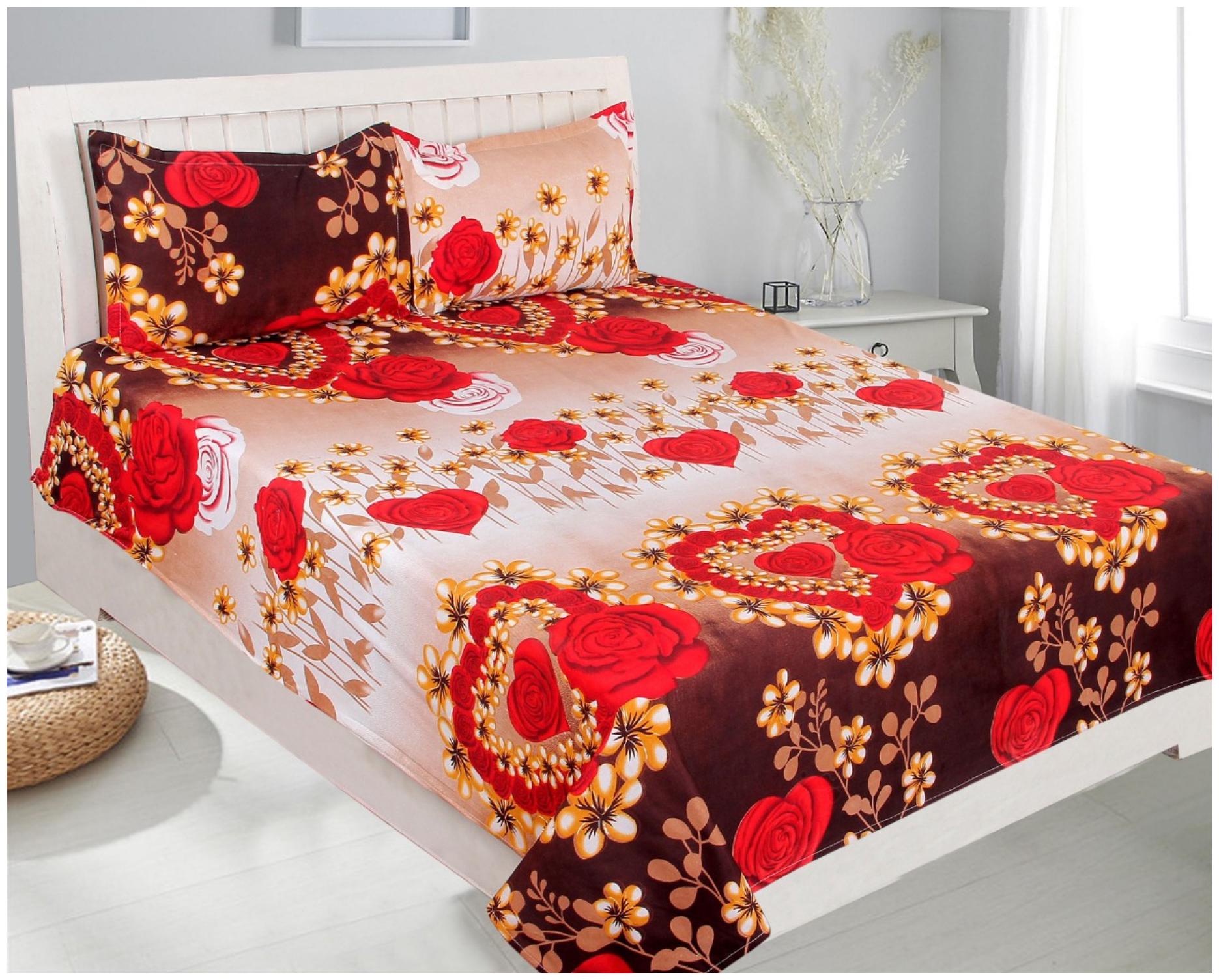 Shree Jee Polyester Printed Double Size Bedsheet 220 TC ( 1 Bedsheet With 2 Pillow Covers Multi )
Shree Jee Polyester Printed Double Size Bedsheet 220 TC ( 1 Bedsheet With 2 Pillow Covers Multi )