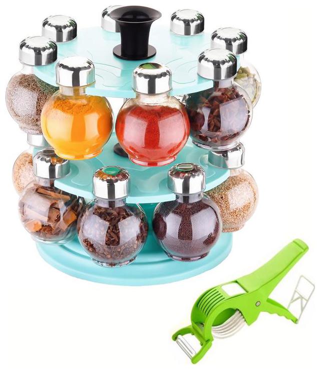 Skyfly Spice Container Spice Storage Masala Storage Masala Box Condiment Set Of 16 With Vege-Cutter
Skyfly Spice Container Spice Storage Masala Storage Masala Box Condiment Set Of 16 With Vege-Cutter