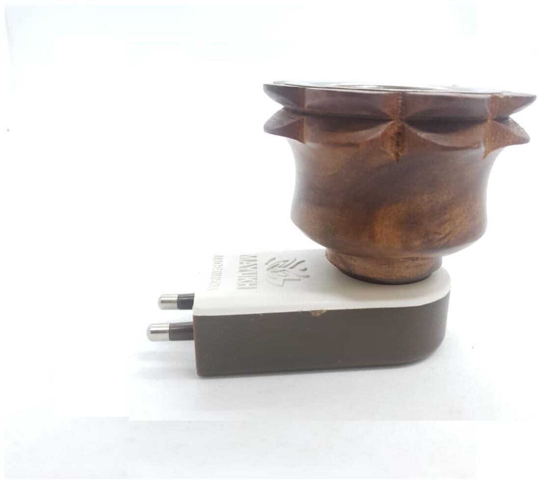 Skys Ray Mini Wooden Electric Kapoor Dani Incense Burner Bakhoor Dani Aroma Diffuser Camphor Burner for Positive Energy
Skys Ray Mini Wooden Electric Kapoor Dani Incense Burner Bakhoor Dani Aroma Diffuser Camphor Burner for Positive Energy