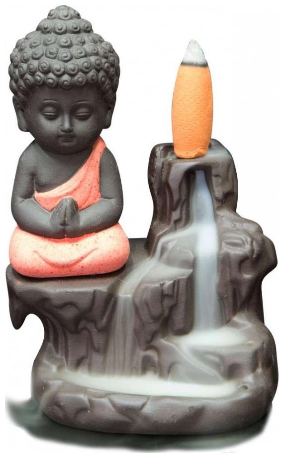 Smoke Buddha Smoke Back flow Cone Incense Holder With 10 Sticks (Blue) Lord Buddha Smoke Fountain Statue
Smoke Buddha Smoke Back flow Cone Incense Holder With 10 Sticks (Blue) Lord Buddha Smoke Fountain Statue