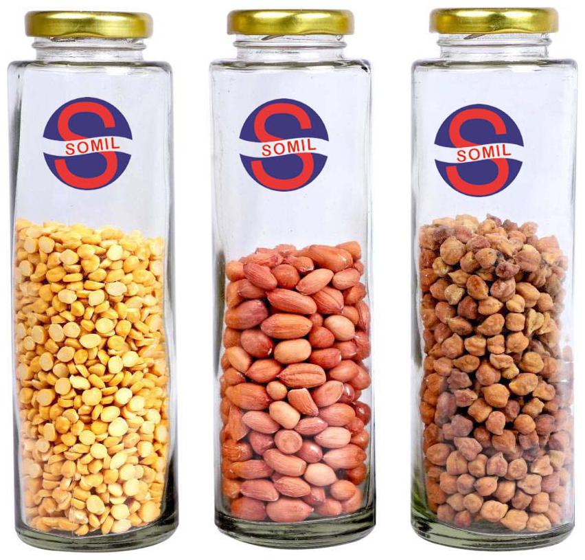 Somil Clear Transparent Food Grade Glass Container With Metal Cap (Set Of 3) 400Ml Each
Somil Clear Transparent Food Grade Glass Container With Metal Cap (Set Of 3) 400Ml Each