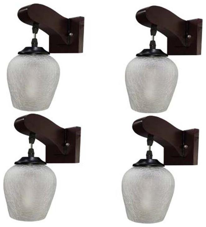 Somil Decorative Stylish Colorful Sconce Wall Lamp And Light With Quality Wooden Fitting And Hand Decorative Glass Shade -Set of 4
Somil Decorative Stylish Colorful Sconce Wall Lamp And Light With Quality Wooden Fitting And Hand Decorative Glass Shade -Set of 4