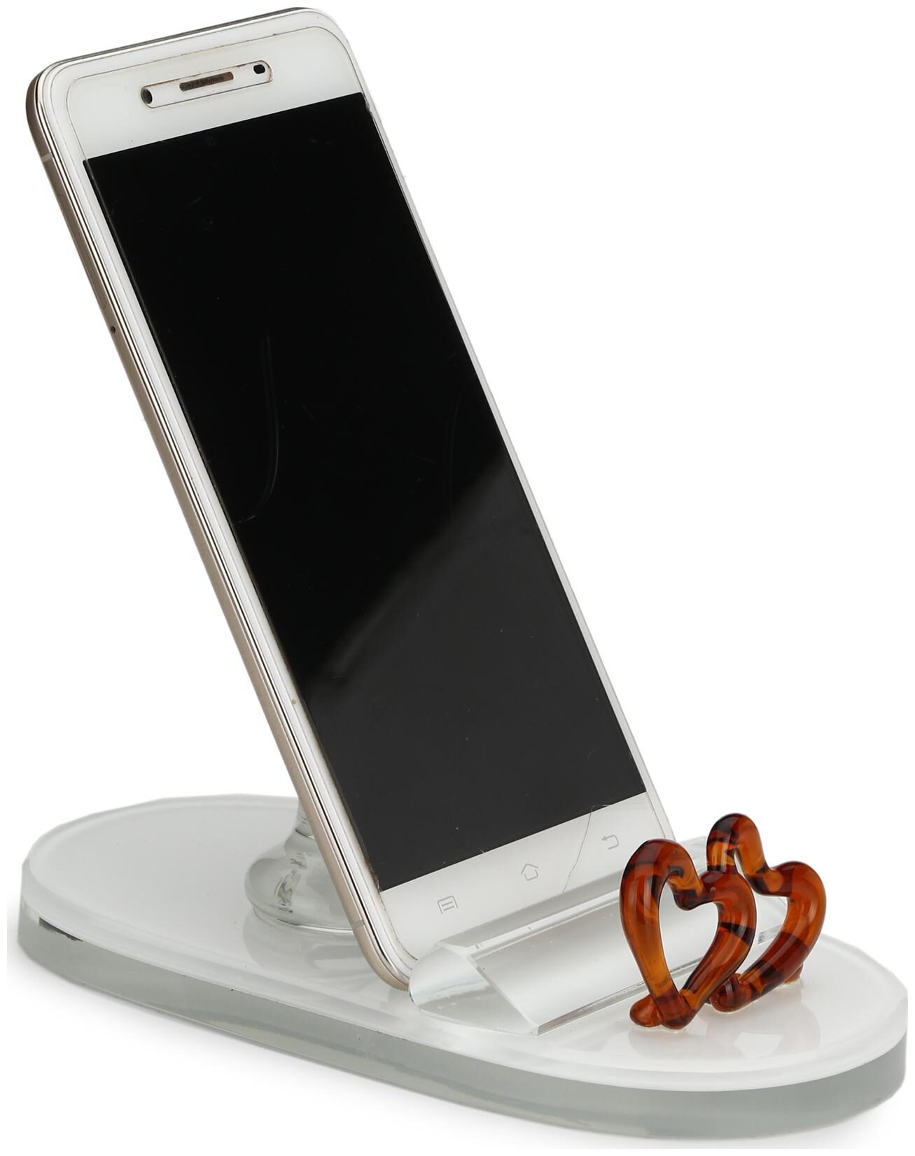 Somil Decorative Mobile Glass Stand Table Top With Decorative Showpiece Of Caring Hand With 2 Candy Hearts
Somil Decorative Mobile Glass Stand Table Top With Decorative Showpiece Of Caring Hand With 2 Candy Hearts