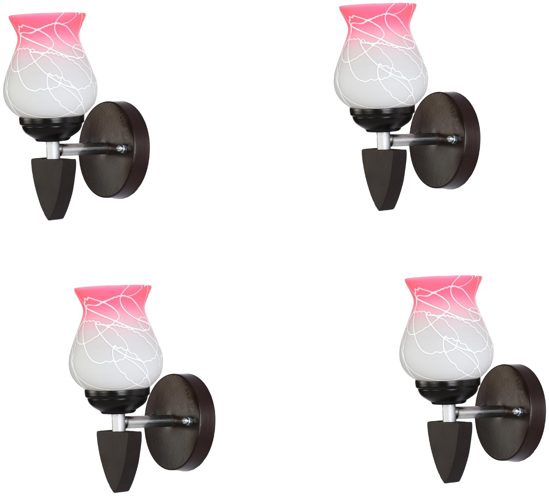 Somil Designer LED Sconce Glass Wood Wall Lamp Light 7 Watt With Wall Fixture Round Pink (Set Of 4)
Somil Designer LED Sconce Glass Wood Wall Lamp Light 7 Watt With Wall Fixture Round Pink (Set Of 4)