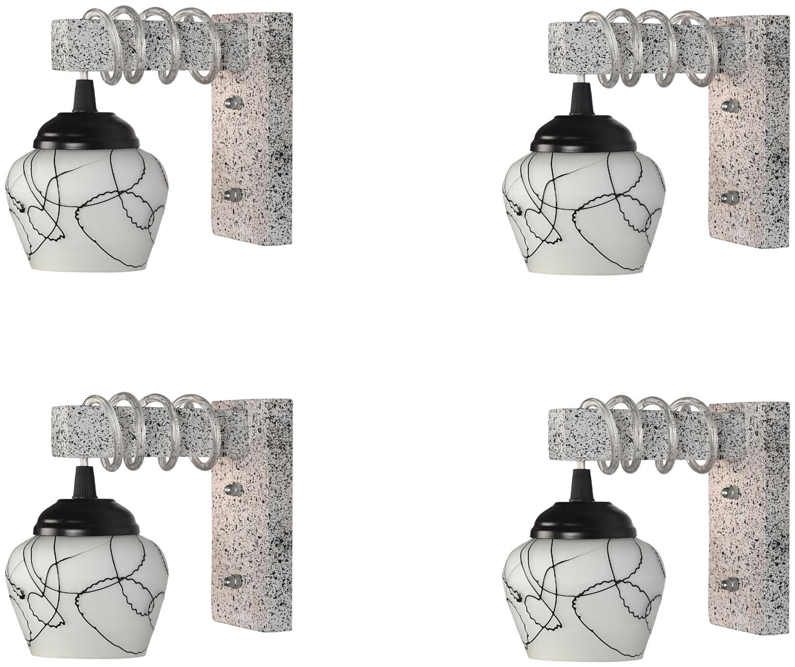 Somil Designer Wood Pendant Wall Light Night Lamp Of Colorful Glass Shade ( Set Of 4)
Somil Designer Wood Pendant Wall Light Night Lamp Of Colorful Glass Shade ( Set Of 4)