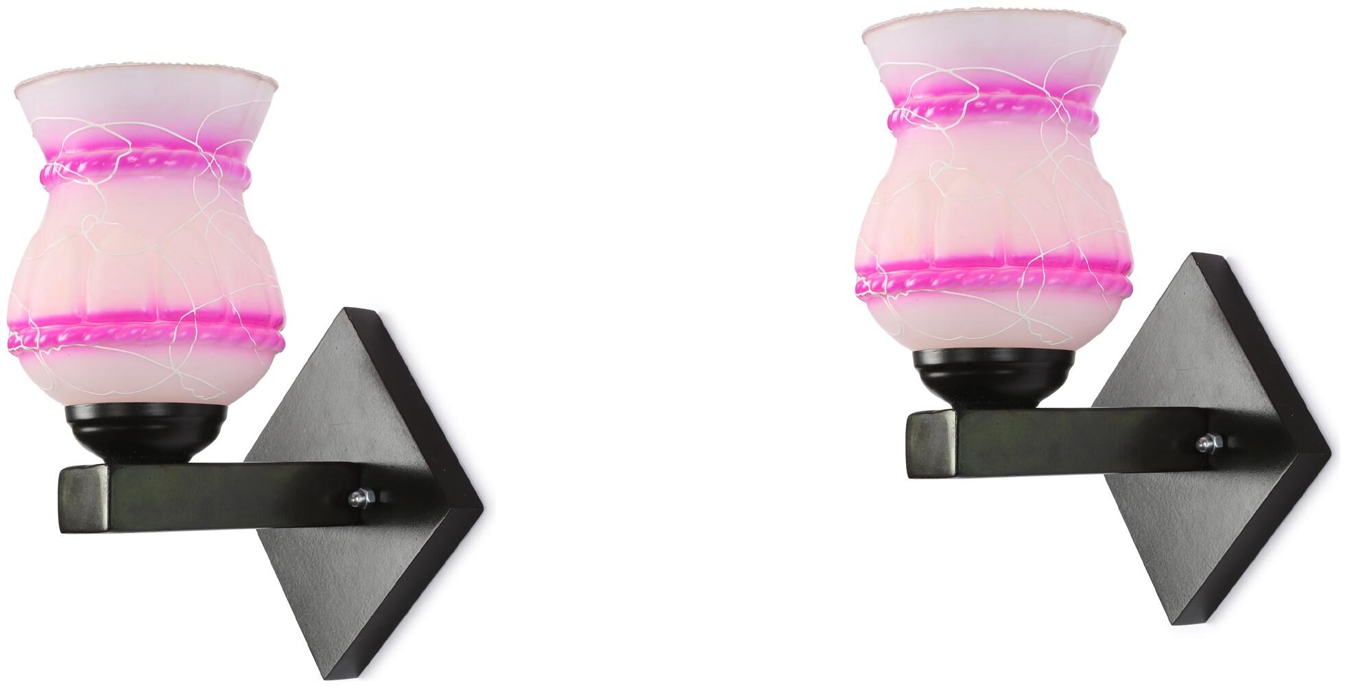 Somil Flat Style Designer LED Sconce Wall Lamp Light7 Watt Pink Glass Wood (Set Of Two)
Somil Flat Style Designer LED Sconce Wall Lamp Light7 Watt Pink Glass Wood (Set Of Two)