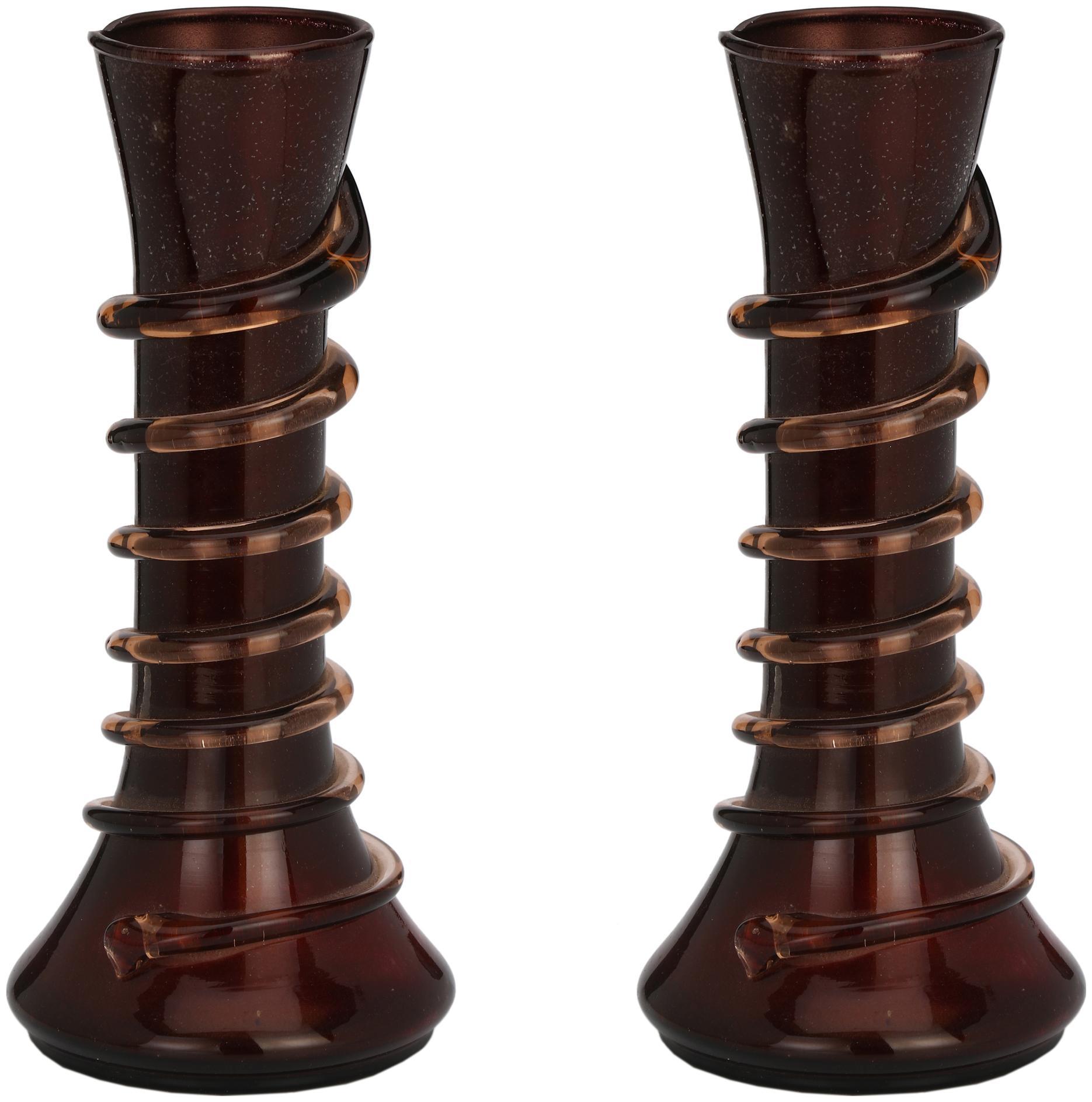 Somil Maroon Glass Flower Vase Hand Decorative With New Stylish Shape (Set Of Two)-TP26
Somil Maroon Glass Flower Vase Hand Decorative With New Stylish Shape (Set Of Two)-TP26