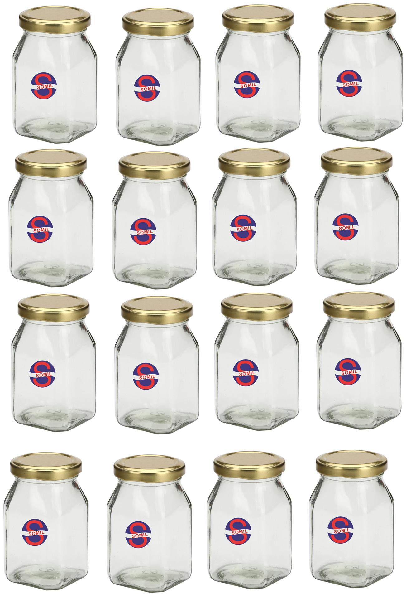 Somil Multipurpose Storage Serving Food Grade Jar Container Set With Metal Lid Set Of 16 300 Ml Glass Transparent Clear Round
Somil Multipurpose Storage Serving Food Grade Jar Container Set With Metal Lid Set Of 16 300 Ml Glass Transparent Clear Round