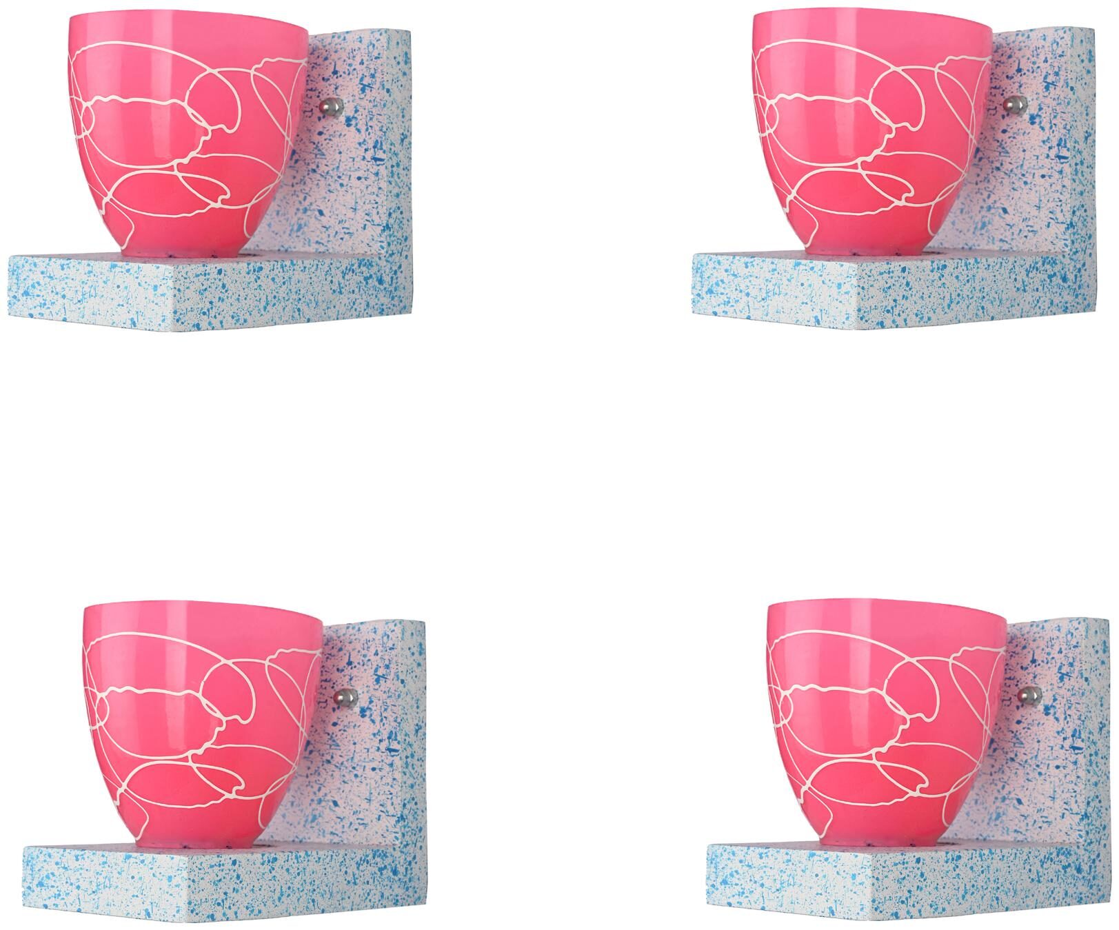Somil Wall Chair Sconce Wall Light Night Lamp Of Blue Stylish Designer Wood Fitting Colourful Shade LED Compatible Set of 4
Somil Wall Chair Sconce Wall Light Night Lamp Of Blue Stylish Designer Wood Fitting Colourful Shade LED Compatible Set of 4