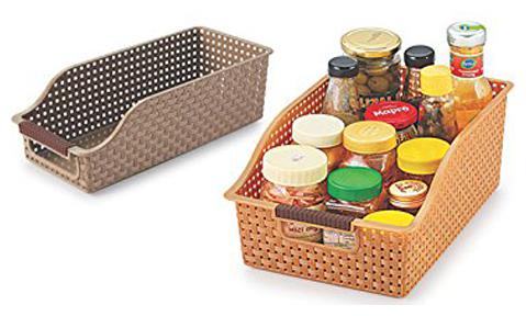 SONICKARTS Refrigerator Storage Baskets - Multi Purpose Plastic Kitchen Fridge Storage Rack Handled Collecting Box Basket Fruit Eggs Organiser Space Saver Tray for Fridge Set of 3 Medium Size
SONICKARTS Refrigerator Storage Baskets - Multi Purpose Plastic Kitchen Fridge Storage Rack Handled Collecting Box Basket Fruit Eggs Organiser Space Saver Tray for Fridge Set of 3 Medium Size