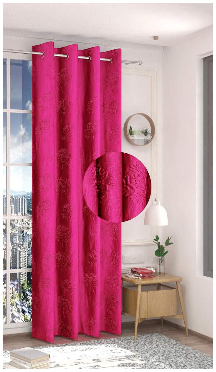 Spangle Homes Polyester Long Door Blackout Pink Regular Curtain ( Eyelet Closure Printed )
Spangle Homes Polyester Long Door Blackout Pink Regular Curtain ( Eyelet Closure Printed )